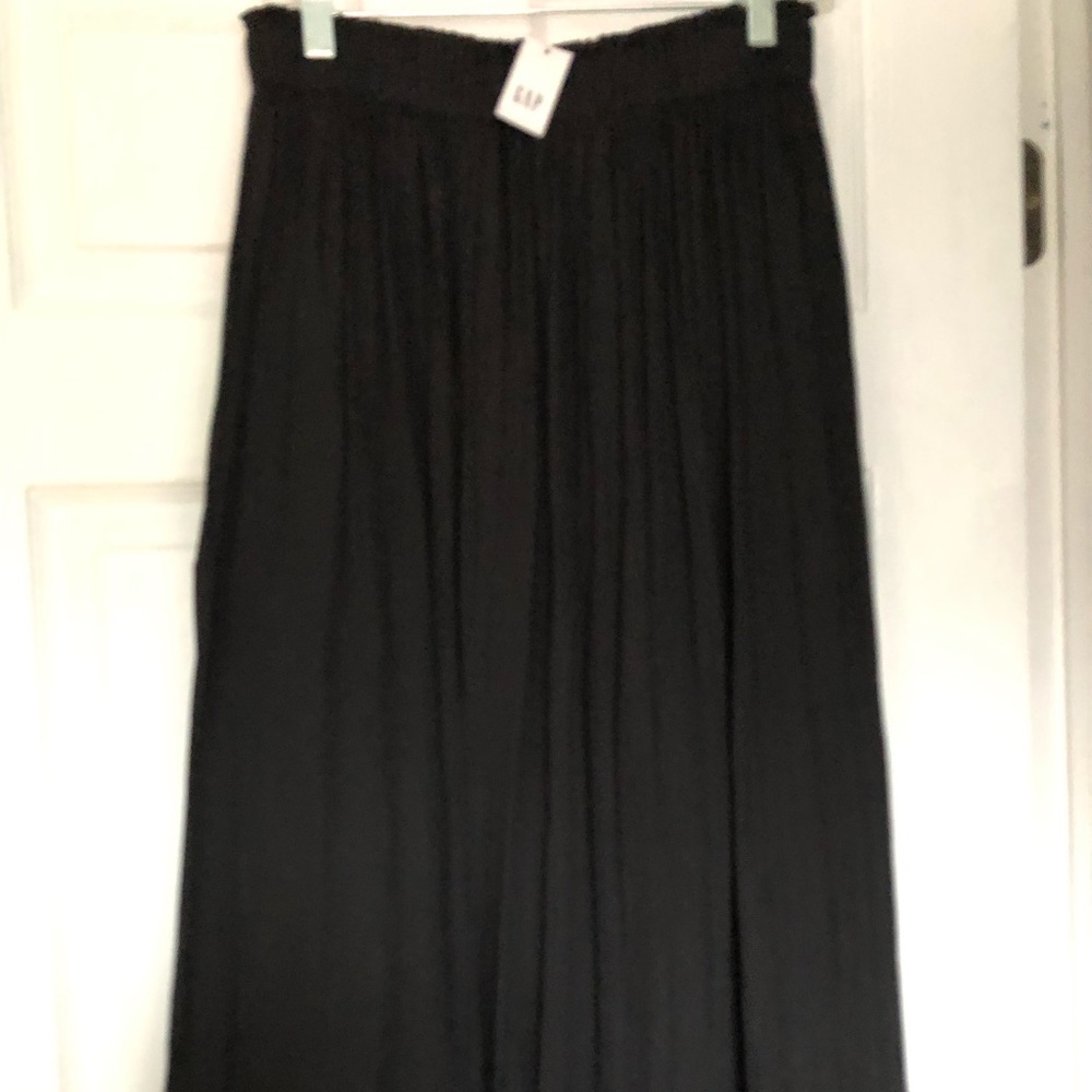 Pleated Black Skirt